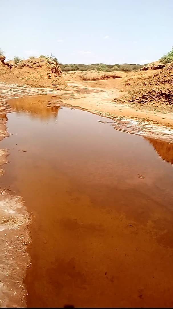 The Habulay saline river basin at the project site, Jajabe Kebele, Dihun Woreda.